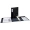 Avery Durable 3 Ring Binder, 4" One Touch EZD Rings, Label Holder, 1 Black Binder (08802)